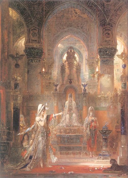 Une figure emblématique du roman décadent : Salomé dansant devant Hérode (huile de Gustave Moreau)