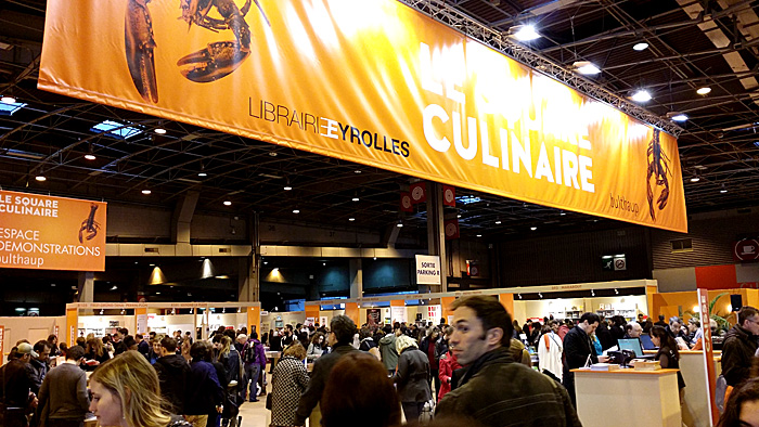 La place du livre de cuisine au Salon du livre de Paris 2014