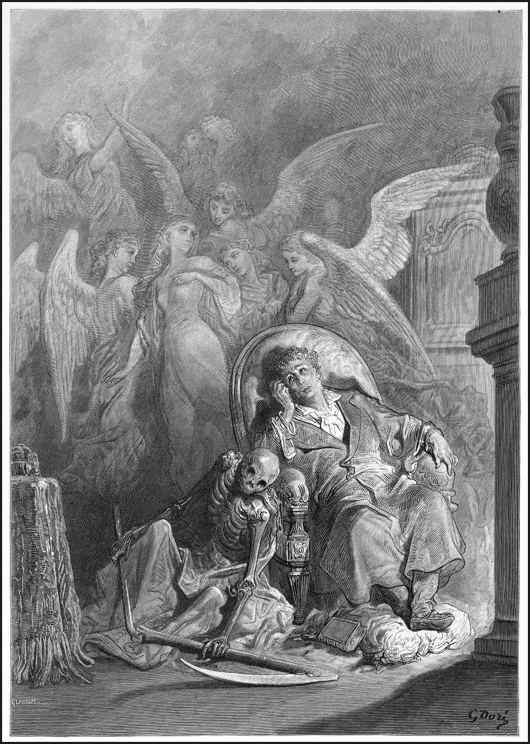 Illustration d'une nouvelle d'Edgar Poe par Gustave Doré Illustration d'une nouvelle d'Edgar Poe par Gustave Doré