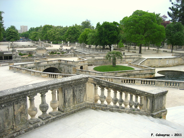 Nîmes, les Jardins de la Fontaine