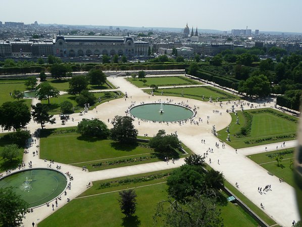 Jardin à la française : Paris, jardin des tuileries