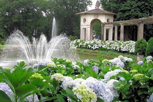 Jardin romantique : Jardins d'Arnaga Cambo-les-Bains