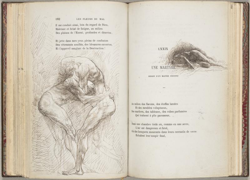 Les Fleurs du Mal de Baudelaire - illustrations par Auguste Rodin