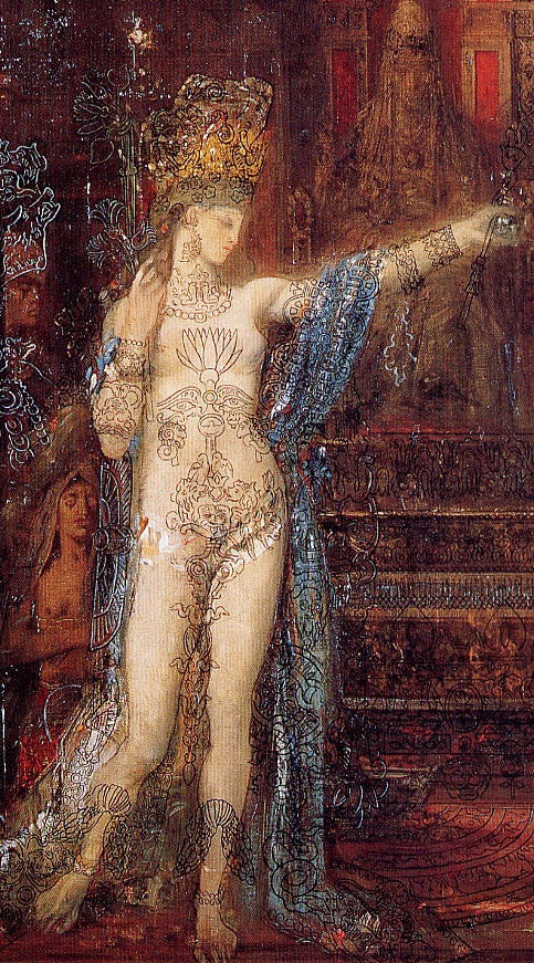 Détail de la Salomé de Gustave Moreau