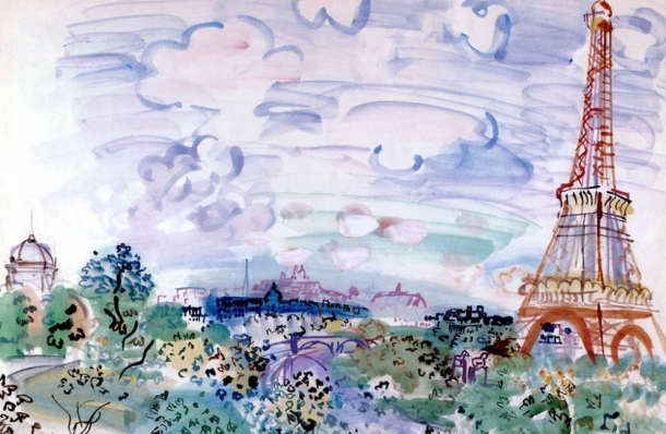 Raoul Dufy, la Tour Eiffel, 1935